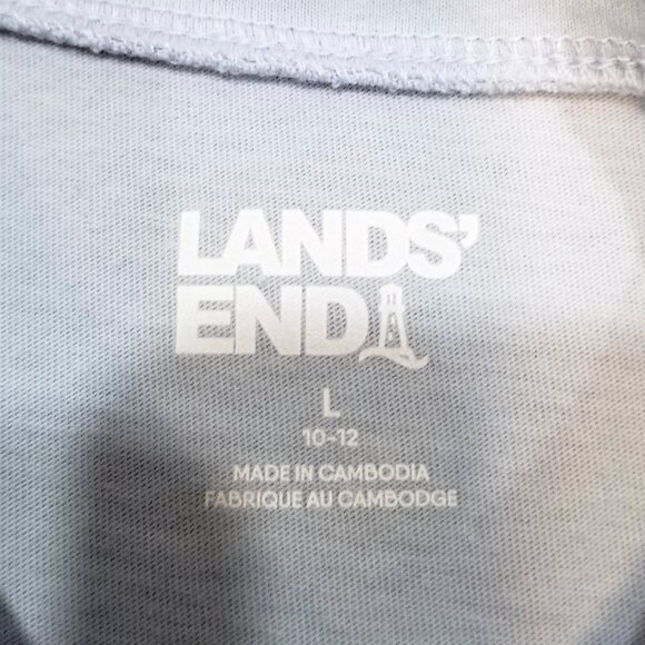 Girls' Lands' End L/S Curved Hem Graphic Tee, Size L (10-12), EUC - Picture 6 of 12